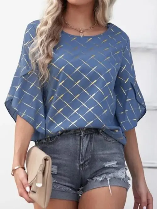 Casual Ruffle Sleeve Top- New Arrivals for a Relaxed and Stylish Look