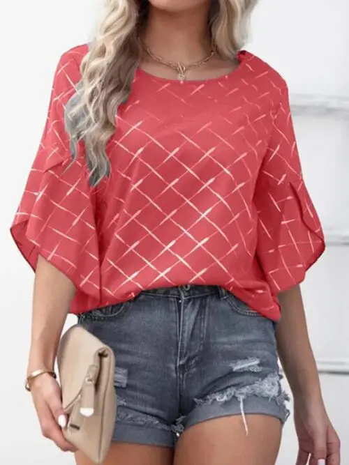 Casual Ruffle Sleeve Top- New Arrivals for a Relaxed and Stylish Look