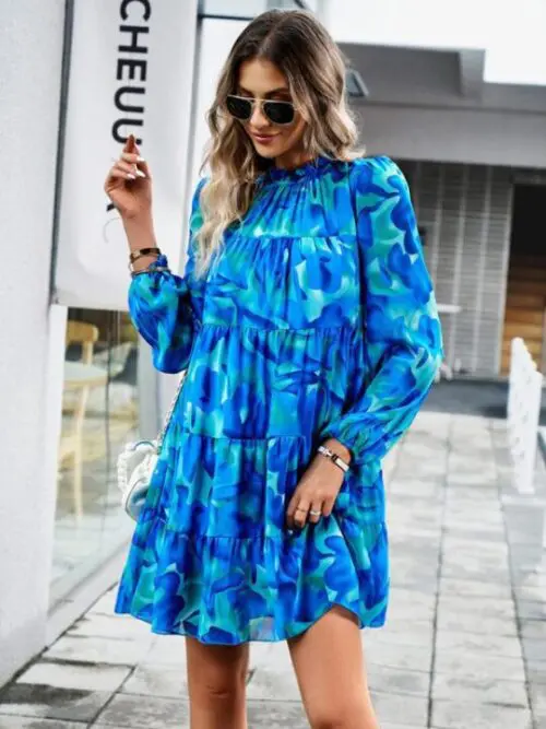 Graceful Chic Long-Sleeved Elegant Dress