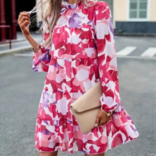 Graceful Chic Long-Sleeved Elegant Dress