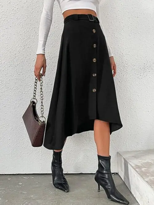 Versatile Women’s Solid Color Casual Trousers