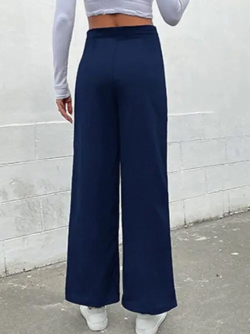Chic Slim Button Casual Pants with Cross-Border Style