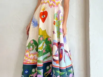 Sleeveless Straps Swing Casual Long Dress