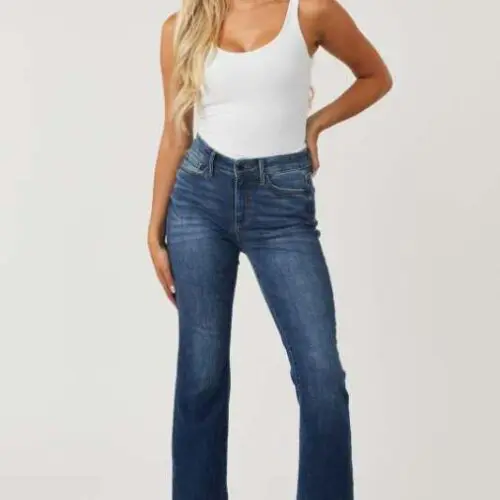 Woven Denim Pants