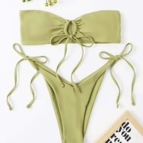 Cashew Flower Print Deep V Strappy One-Piece Swimsuit
