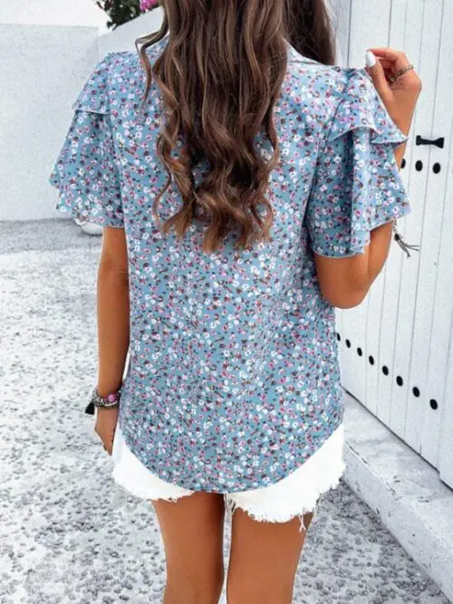 Elegant Printed Wood Ear Top for New Style