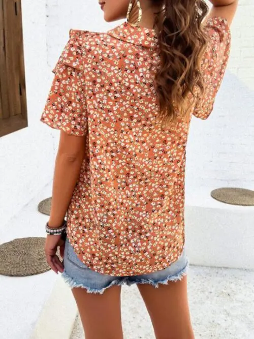 Elegant Printed Wood Ear Top for New Style