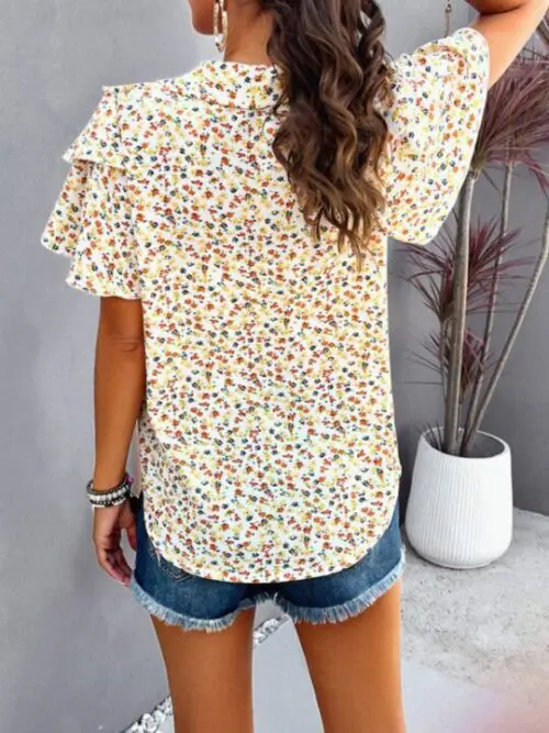 Elegant Printed Wood Ear Top for New Style