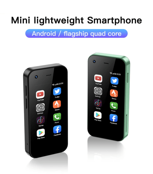 SERVO KING5000 Mini Smartphone, 3G Dual SIM, Android 9.0, 2MP Camera, 1000mAh Battery