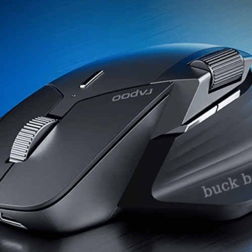 Essential Rapoo MT760 Wireless Mouse, Rechargeable Multi-Mode Bluetooth Mouse for Seamless Connectivity