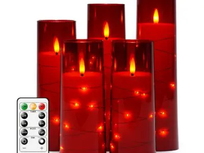 LED Flameless Pillar Candles with Remote - Safe Acrylic Design, Non-Rechargeable Battery, Perfect for Home Decor, Parties, and Gift Giving