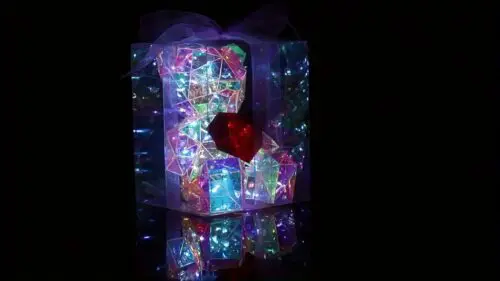 USB Powered Glow Gift for Valentine’s Day - Colorful LED Care Bear for Christmas, Weddings & Birthdays