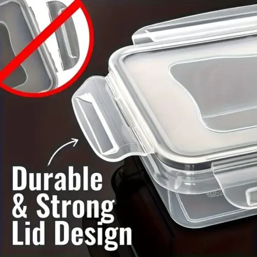 48pcs BPA-Free Food Storage Container Set Airtight Plastic Containers Microwave and Dishwasher Safe Ideal for Pantry and Kitchen Organization