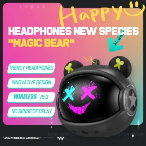 Noise Canceling Low Latency Earbud & In-Ear Headphones Wireless Earbuds With Noise Canceling Technology For Sports Cycling Gym, Compatible with Cellphones, Rechargeable Battery, Non-Waterproof, Ideal for Gaming - Adult