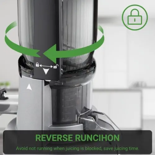 Wide Cold Press Juicer - 4-Inch Feeding Chute, High Yield Juice, 250W Silver Juicer Machine, Two Upgraded Filter, High Yield Juice