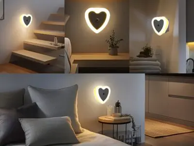 4pcs LED Smart Night Lights with Dusk-to-Dawn Sensor – Energy-Efficient Indoor Plug-In Lighting