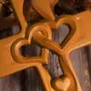 Elegant Wood Cross with Intertwined Hearts - 10 Inch Wall Hanging Decor, Love-Themed Indoor Art for Living Room, Valentine’s Day, and Weddings