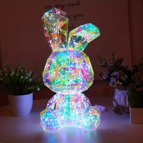 Magic Glowing Rabbit - USB-Powered Party Decor & Glow-in-the-Dark Gift for Kids, Weddings, Birthdays & Holidays
