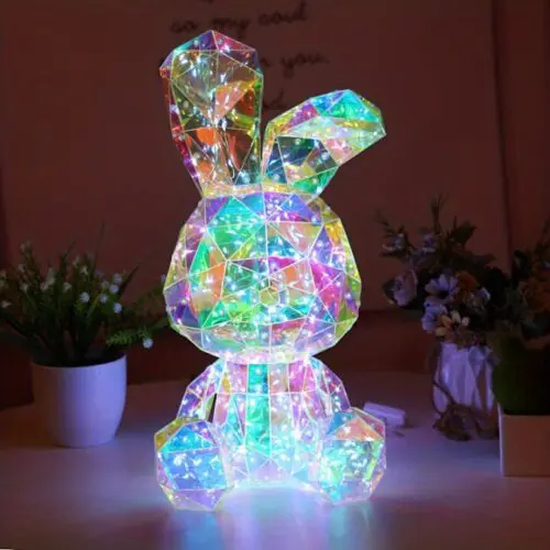 Magic Glowing Rabbit - USB-Powered Party Decor & Glow-in-the-Dark Gift for Kids, Weddings, Birthdays & Holidays