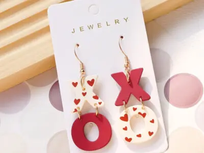 Vintage Style Resin Heart Drop & Dangle Earrings - Iron Ear Needle, Lightweight Pendant Design, Perfect for Everyday Elegance