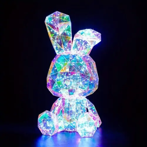 Magic Glowing Rabbit - USB-Powered Party Decor & Glow-in-the-Dark Gift for Kids, Weddings, Birthdays & Holidays