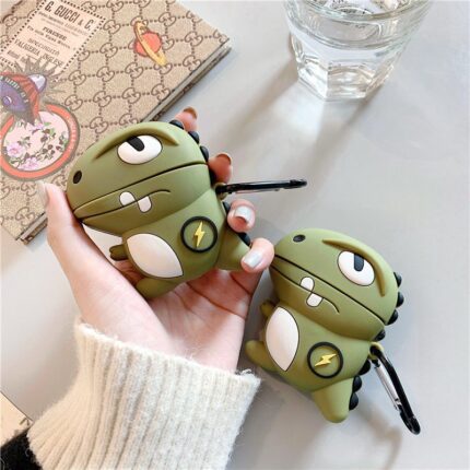 Fantasy Dinosaur Silicone Wireless Earphone Protective Case Suitable for General and Generation 1, 2 & Pro 3