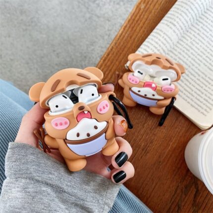 Adorable Cartoon Silicone Wireless Earphone Protective Case Suitable for General and Generation Pro 3