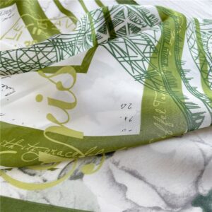 Fashionable All-Match Silk Square Scarf in a Thin Section