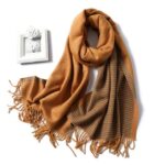 Elevate Your Winter Style with Fashionable Striped Shawls