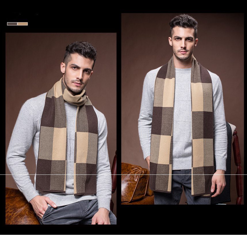 Wool Plaid Scarves – Stylish Winter Accessories for Men and Women