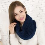 Women’s Padded Warm And Cold-proof Hooded Scarf