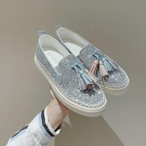 Fringe Stride Sparkle Sneakers