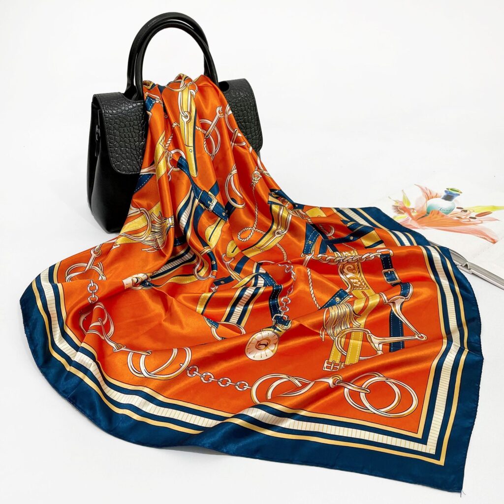 Freshen Up Your Look with a 90cm Silk Square Scarf