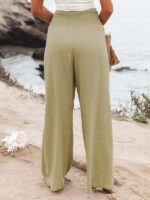 Relaxed Wide-Leg Casual Trousers