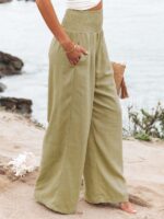 Relaxed Wide-Leg Casual Trousers