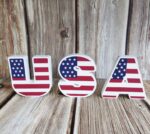 American Independence Day Wooden Decorations – Creative Desktop Décor for American National Day and Home Décor