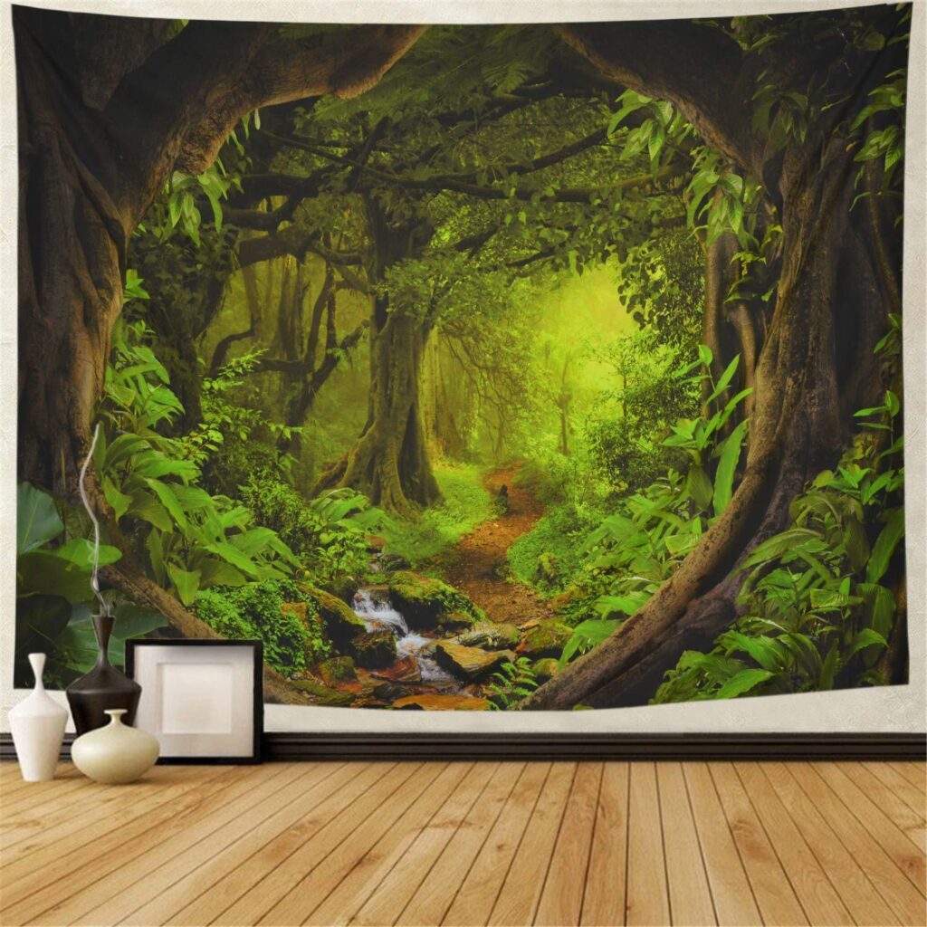 Beautiful Natural Forest Big Tapestry