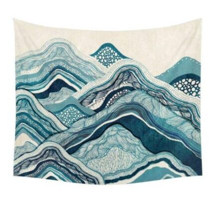 Fantastic Scenery Art Mountains Wall Hanging Tapestry