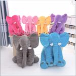 Soft Elephant Plush Toy – Comfortable Sleep Companion for Babies and Children with Leather Shell