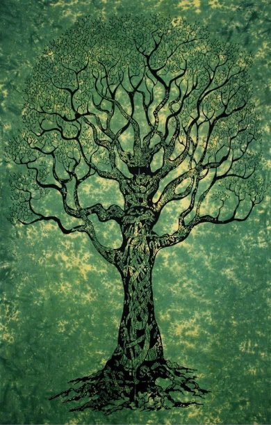 Nature Wall Tapestry – Tree Forest