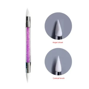 Silicone Nail Sculpting Pen - DIY Nail Art Tool for Sculpting, Embossing, and Designing Nails