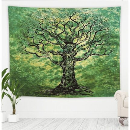 Nature Wall Tapestry – Tree Forest