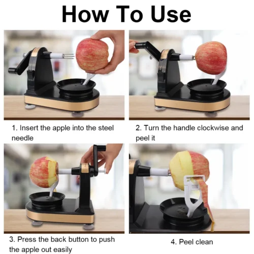 Multifunctional Hand-Cranked Fruit Peeling Machine - Peeler for Apples, Potatoes, and More
