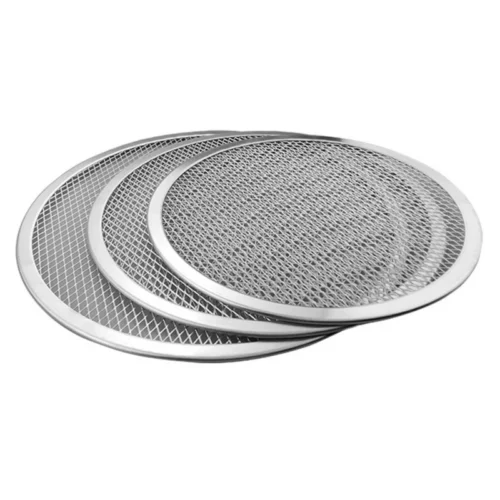 Seamless Aluminum Pizza Screen - Non-Stick Baking Tray for Perfect DIY Pizza