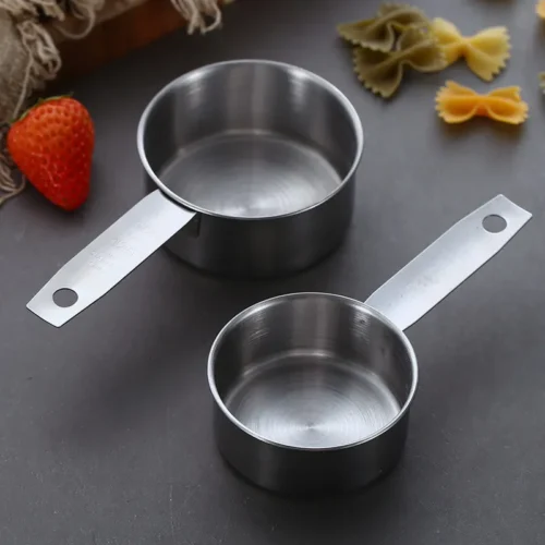 UPORS Premium Stainless Steel Measuring Cups and Spoons Set