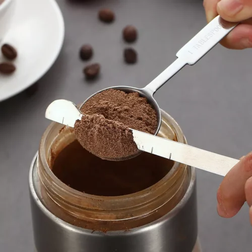 UPORS Premium Stainless Steel Measuring Cups and Spoons Set