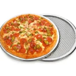 Seamless Aluminum Pizza Screen – 6-14 Inch Baking Tray with Non-Stick Metal Net for DIY Pizza – Essential Pizza Tools