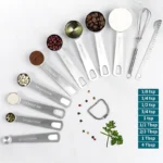 Measuring Spoons Set - Heavy Duty Stainless Steel Measuring Tools For Kitchen Cooking and Home Baking
