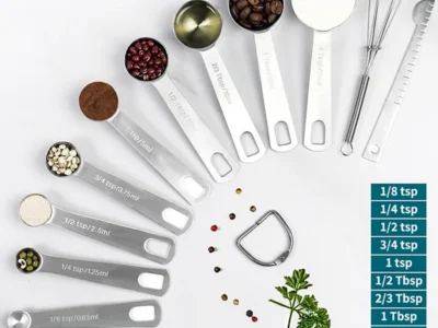 Stainless Steel Measuring Spoons Set for Cooking and Baking