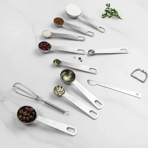Stainless Steel Measuring Spoons Set for Cooking and Baking